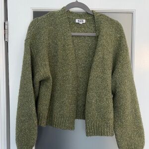 525 America Women's Moss Green Cardigan